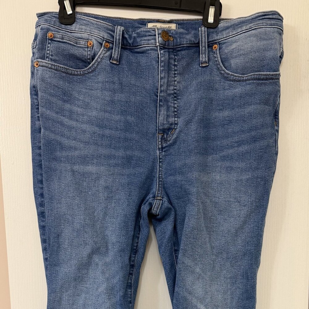 Women's Madewell Denim Jeans size 32 Cali Demi Boot Style